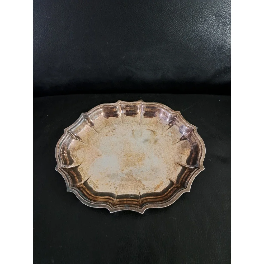 Vintage Chippendale INTERNATIONAL SILVER CO Silverplate Serving Bowl 11
